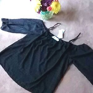 NWT Alice Blue Top . Whimsigoth, Dark Academic